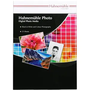 Comparateur de prix : Hahnemühle FineArt HAHNEMUHLE Photo Glossy papier photo 25 feuilles A4 260 gr