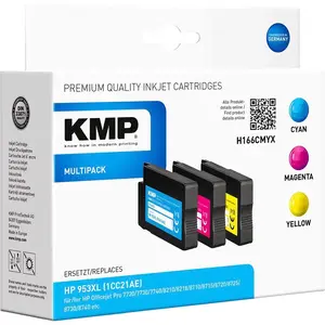Comparateur de prix : Kmp Cartouche D´encre H166 Cmyx Multipack Hp 953 Xl