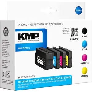 Comparateur de prix : Kmp Cartouche D´encre H166vx Multipack Hp 953 Xl