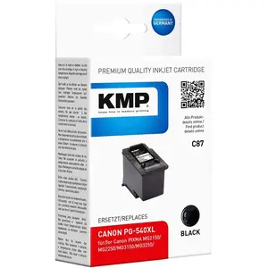 Comparateur de prix : Kmp c87 noir compatible avec canon pg-540 xl DFX-708526