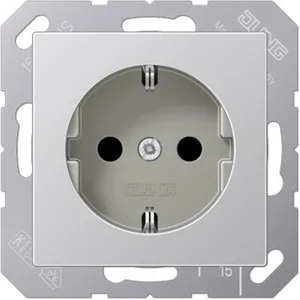 Jung - simple Insert Prise de courant aluminium A1520AL 1 pc(s) Q240652 pas cher