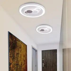 Paul Neuhaus Plafonnier LED Eliza, blanc, métal, Ø 60 cm