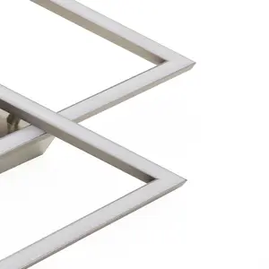 Comparateur de prix : Paul Neuhaus Plafonnier LED Inigo, 54 cm, à 2 lampes, intensité variable