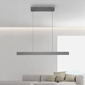 Paul Neuhaus PURE E-Motion suspension linéaire LED, CCT, gris pas cher