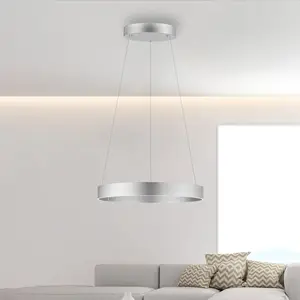 Paul Neuhaus PURE E-Clipse suspension LED, CCT, argentVendu parluminaire