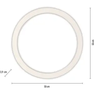 Comparateur de prix : Plafonnier LED PURE Lines, Ø 50 cm, argenté, CCT, télécommande