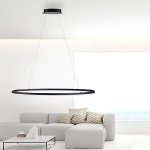 Comparateur de prix : Paul Neuhaus Suspension LED Titus, 118x56cm, CCT, intensité variable