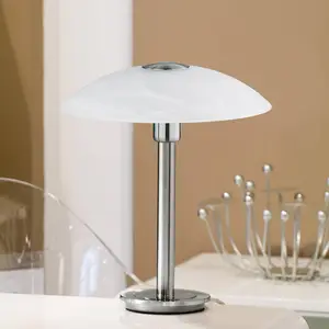 Paul Neuhaus Enova lampe à poser, couleur acier pas cher