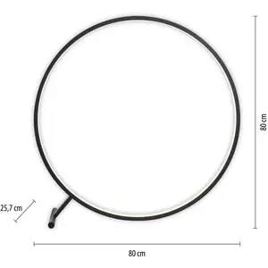 Paul Neuhaus Lampe sur pied LED Hula CCT avec télécommande Ø 80 cmVendu parluminaire