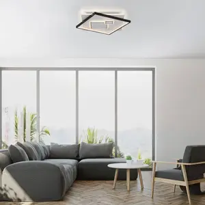 Comparateur de prix : Paul Neuhaus Plafonnier LED Mailak 57x57cm