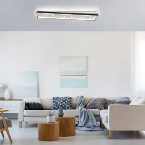 Comparateur de prix : Paul Neuhaus Plafonnier LED Mailak, longueur 97 cm