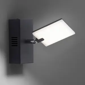 Comparateur de prix : PURE Mira applique LED à télécommande, CCT, noire