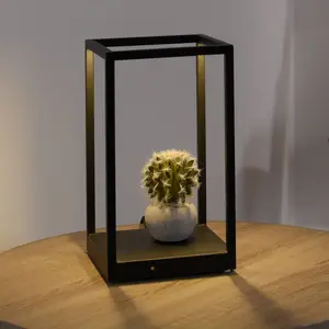 Paul Neuhaus Contura lampe à poser LED en noir pas cher