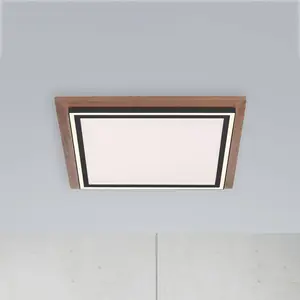 Paul Neuhaus Palma plafonnier LED CCT carré pas cher