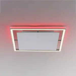 Paul Neuhaus Helix Plafonnier LED RVBB avec variateur et CCT, carré, 6250-95,Vendu parluminaire