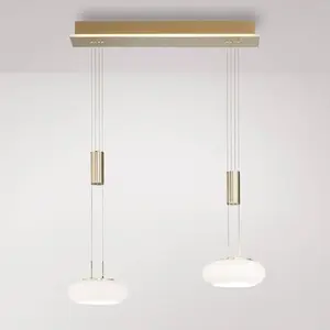 Q-Smart-Home Paul Neuhaus Q-ETIENNE suspension LED, x2, laiton pas cher