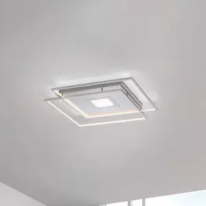 Q-Smart-Home Paul Neuhaus Q-AMIRA plafonnier LED, argentéVendu parluminaire