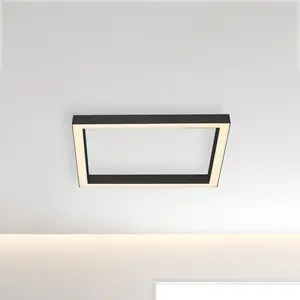Comparateur de prix : Plafonnier LED PURE Lines, 55x55 cm, anthracite, CCT, télécommande
