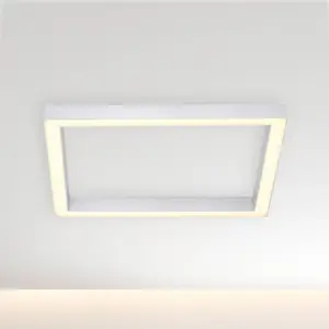 Comparateur de prix : Plafonnier LED PURE Lines, 55 x 55 cm, argenté, CCT, télécommande