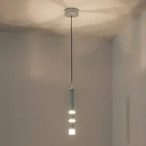 PURE Vega suspension LED, un cylindre, alu pas cher