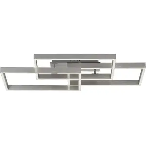 Paul Neuhaus Paan Plafonnier LED carré avec variateur et CCT, 6232-55,Vendu parluminaire