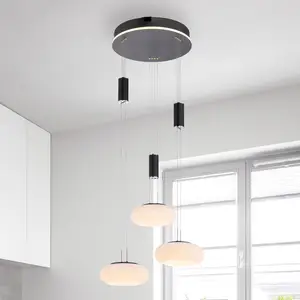 Q-Smart-Home Paul Neuhaus Q-ETIENNE suspension ronde, noire