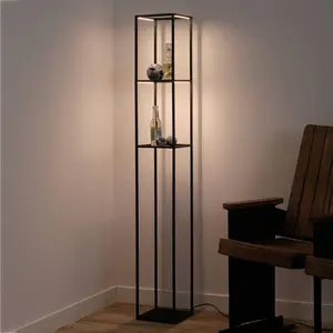 Comparateur de prix : Paul Neuhaus Lampe sur pied LED Contura, noir, métal, 140cm