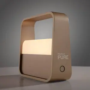 PURE Lampe de table LED rechargeable Pure Go, bronze, aluminium pas cher