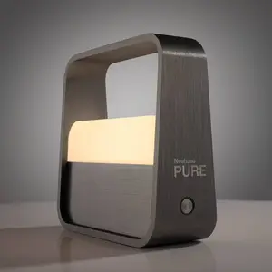 PURE Lampe de table LED rechargeable Pure Go, gris, aluminium pas cher