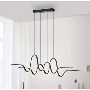 Paul Neuhaus Suspension LED Altitude, noir, longueur 125 cm pas cher