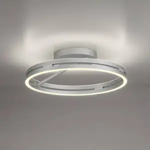 PURE Plafonnier LED Loop, aluminium, métal, Ø 60 cm CCTVendu parluminaire
