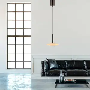 Comparateur de prix : PURE Suspension LED Vitrum brun/opale verre/aluminium Ø 22 cm