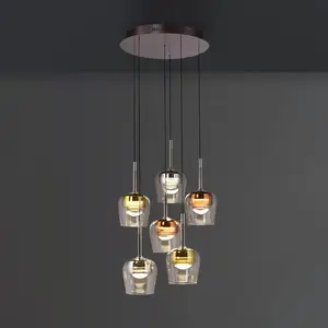 Comparateur de prix : Q-Smart-Home Paul Neuhaus Suspension Smart LED Q-Kon multicolore à 6 l...