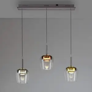 Comparateur de prix : Q-Smart-Home Lampe Suspendue 3 Lumières Q-kon Plusieurs Couleurs - 2742-70