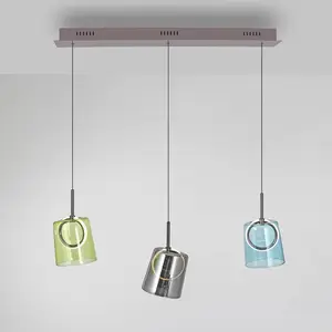 Lampe Suspendue Zula 3 Lumières Droites - 2542-70