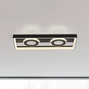 Comparateur de prix : Paul Neuhaus Plafonnier LED Traforo, 45 cm, CCT, intensité variable