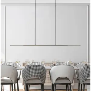 Comparateur de prix : PURE Suspension LED Surface, gris, 160 cm, aluminium 3.000 K