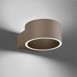 Applique murale LED PURE Clipse, bronze, aluminium Ø 15 cmVendu parluminaire