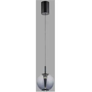 Comparateur de prix : Suspension LED PURE Infinity, gris/gris fumé, Ø 18 cm, CCT