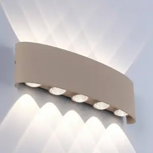 Paul Neuhaus applique d'extérieur LED Carlo, 27 cm, couleur sable pas cher