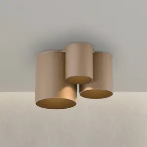 Comparateur de prix : Plafonnier LED PURE pour salle de bain Point, couleur bronze, 18 cm, à...