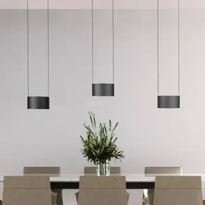 Comparateur de prix : Suspension LED PURE Clipse, gris, longueur 110 cm, CTT, à 6 lampes.