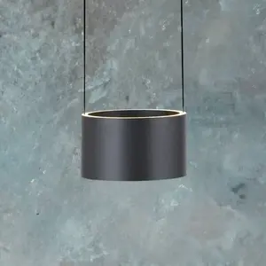 Suspension LED PURE Clipse, gris, Ø 20 cm CCT Variateur d'intensité à ... pas cher
