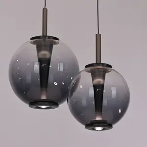 Comparateur de prix : Suspension LED PURE E-Infinity gris/gris fumé 198 cm, à 10 lampes