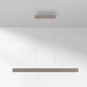 Paul Neuhaus Suspension LED Q-Stretto, bronze, 120 cm