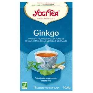 Yogi Tea Ginkgo 17 sachets pas cher