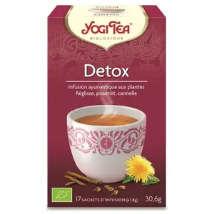 Comparateur de prix : Yogi Tea Detox 17 sachets
