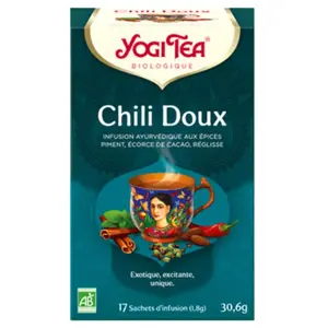 Infusion chili doux 17 sachets Yogi Tea BIO pas cher