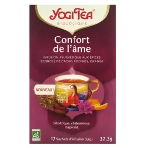 Comparateur de prix : Yogi Tea Confort de l'Âme Bio 17 Sachets