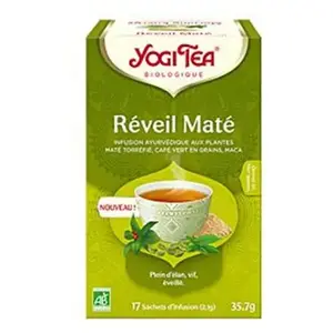 Comparateur de prix : Yogi Tea Réveil Maté Bio 17 Sachets